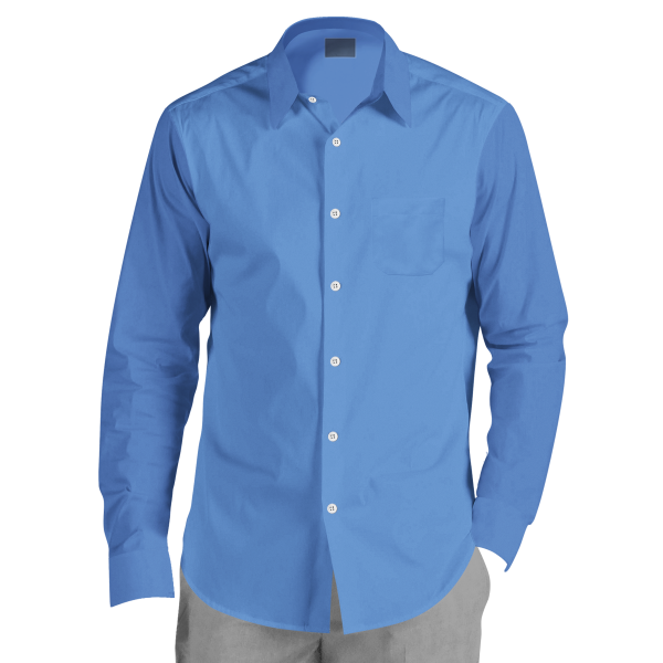 Men's Shirt Blue - Pinakin Garments